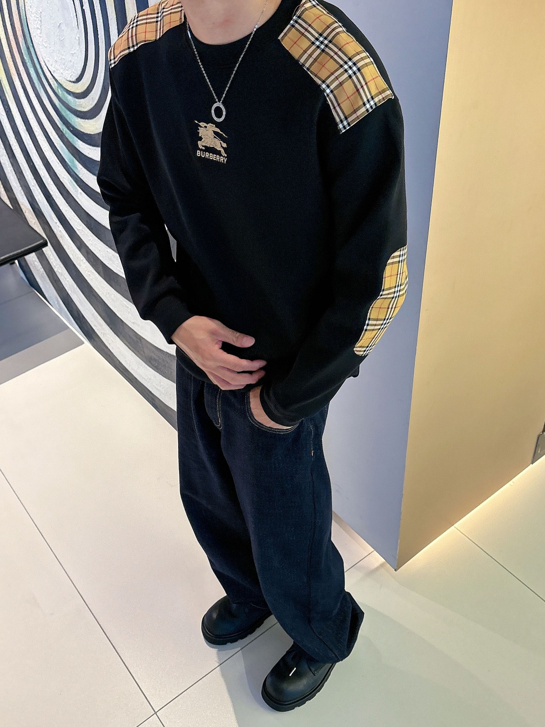 BURBERRY巴宝莉 2025ss秋冬新品 长袖太空棉卫衣，经典Logo设计，百搭款 官网同步发售 定