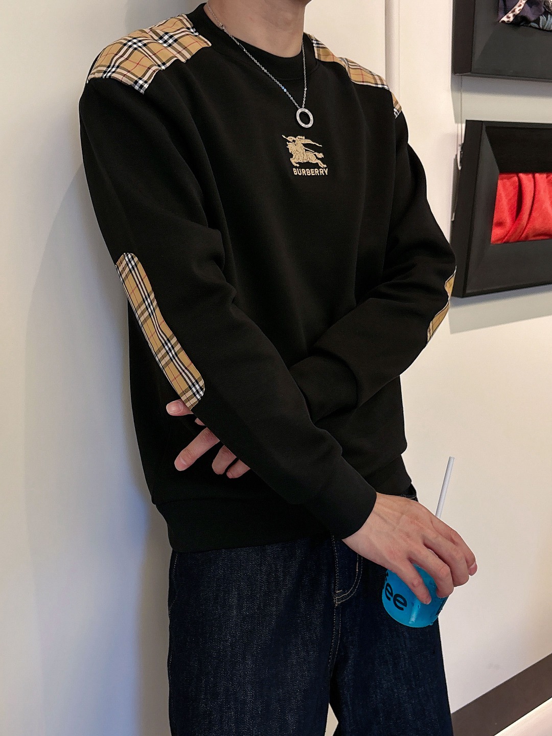 BURBERRY巴宝莉 2025ss秋冬新品 长袖太空棉卫衣，经典Logo设计，百搭款 官网同步发售 定