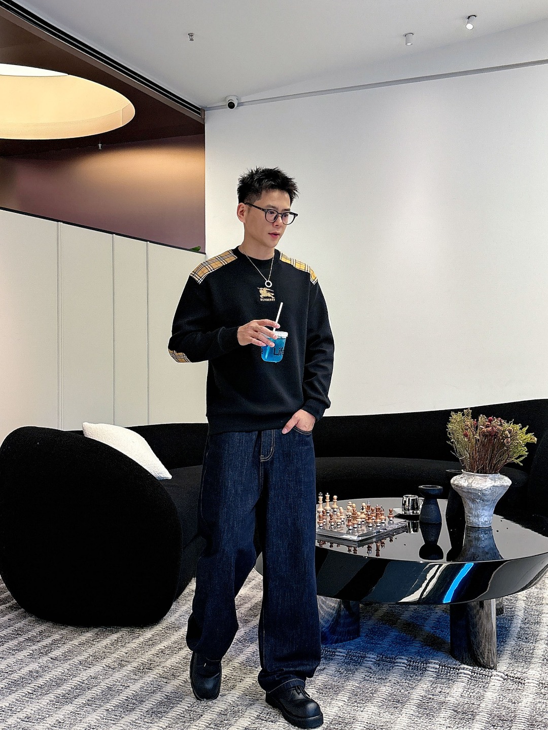 BURBERRY巴宝莉 2025ss秋冬新品 长袖太空棉卫衣，经典Logo设计，百搭款 官网同步发售 定