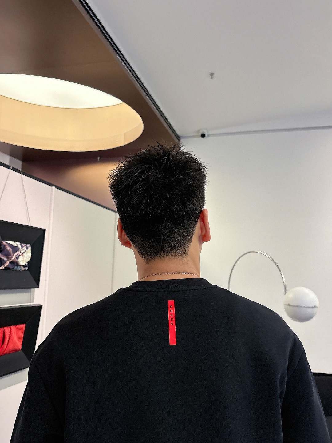 PRADA 普拉达 2025ss秋冬新品 长袖太空棉卫衣，经典Logo设计，百搭款 官网同步发售 定制面