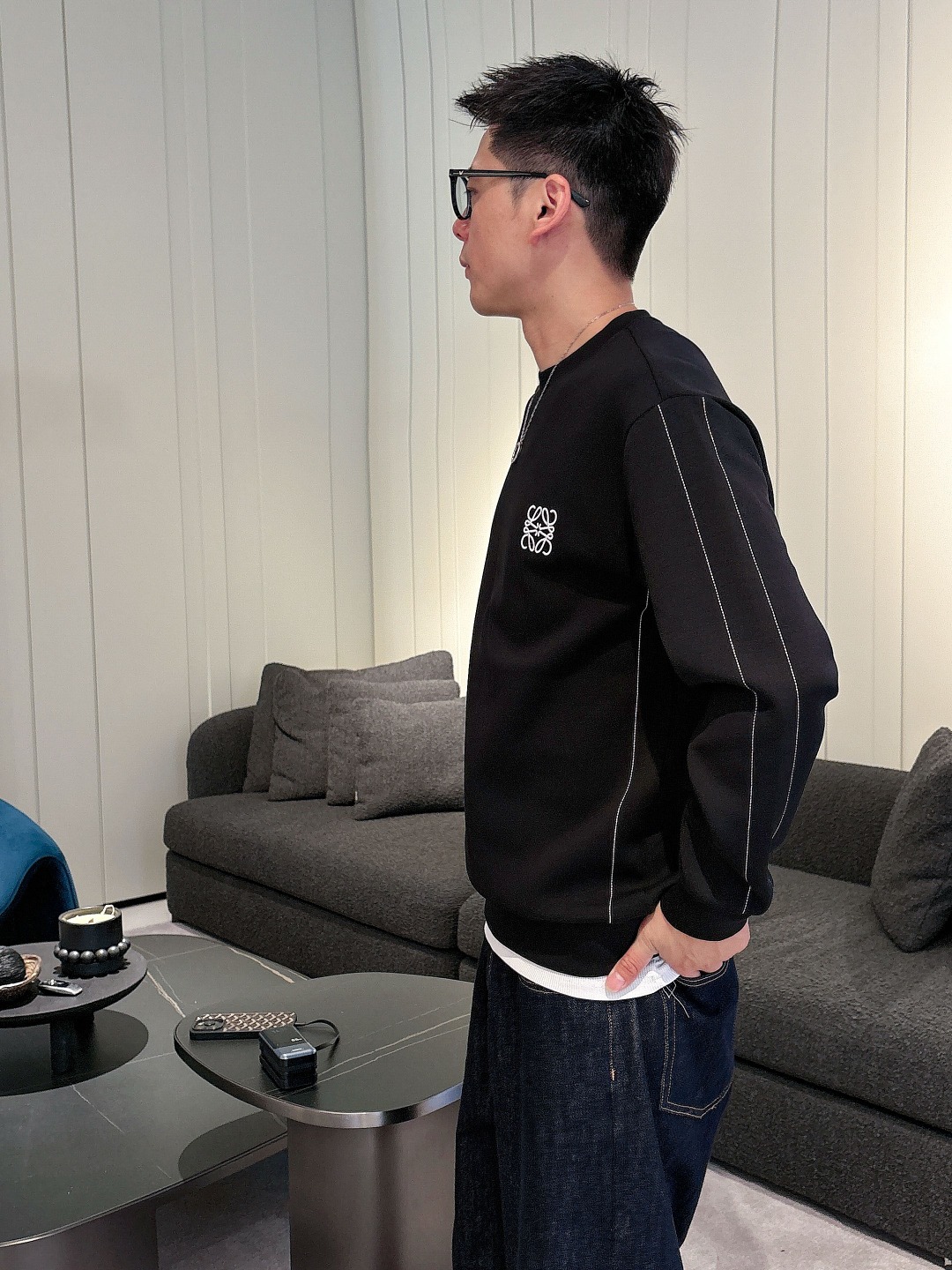 罗意威 2025秋冬最新款太空棉卫衣，独家发售！原版，独家设计，超强工艺！极其奢华！版型超赞！🌟尺码 S