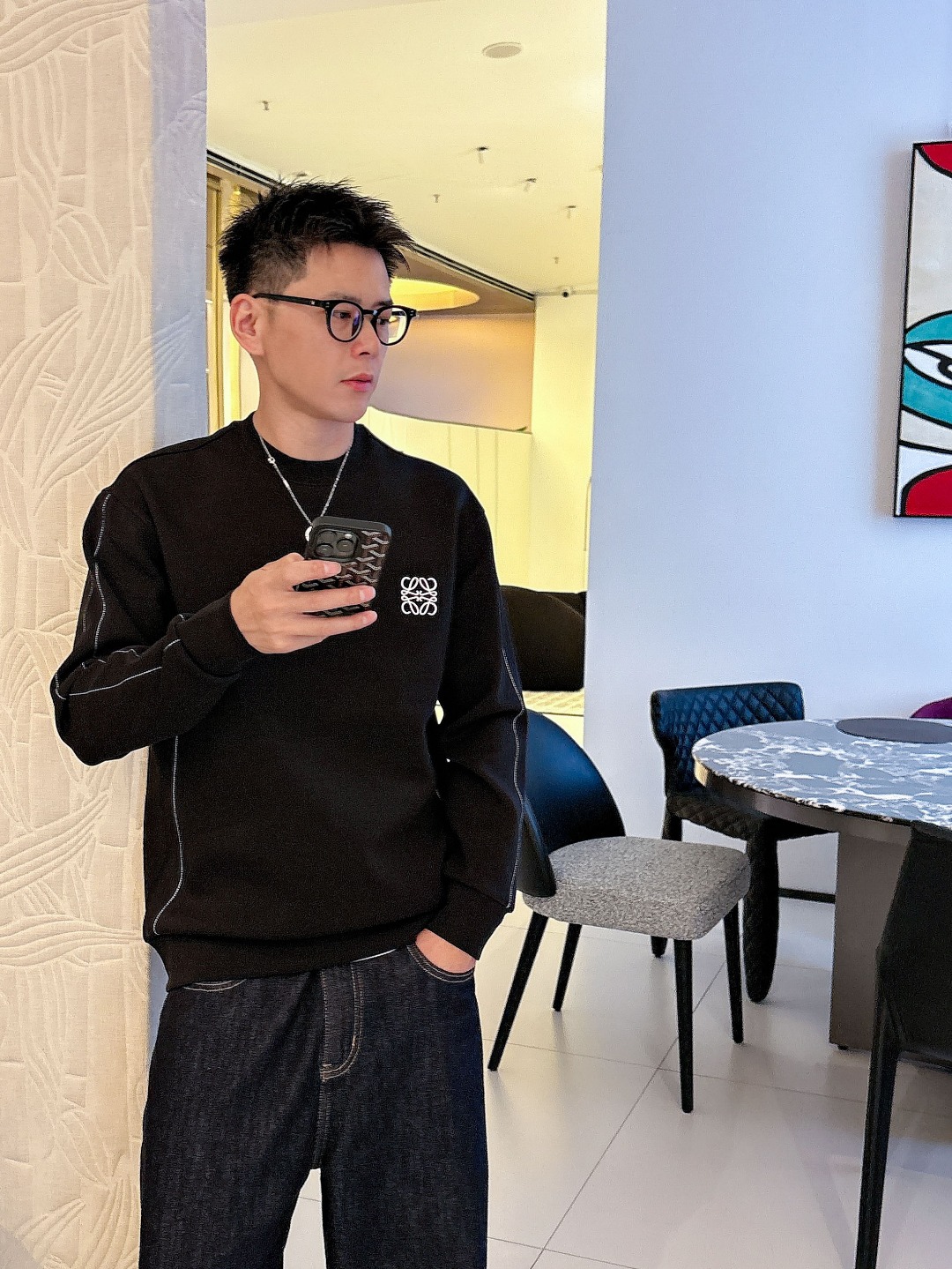 罗意威 2025秋冬最新款太空棉卫衣，独家发售！原版，独家设计，超强工艺！极其奢华！版型超赞！🌟尺码 S