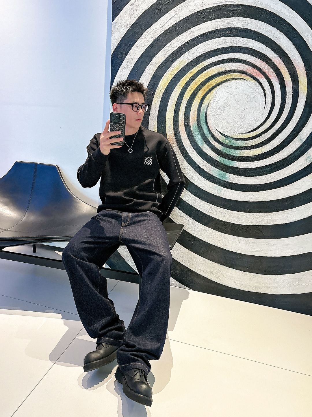 罗意威 2025秋冬最新款太空棉卫衣，独家发售！原版，独家设计，超强工艺！极其奢华！版型超赞！🌟尺码 S