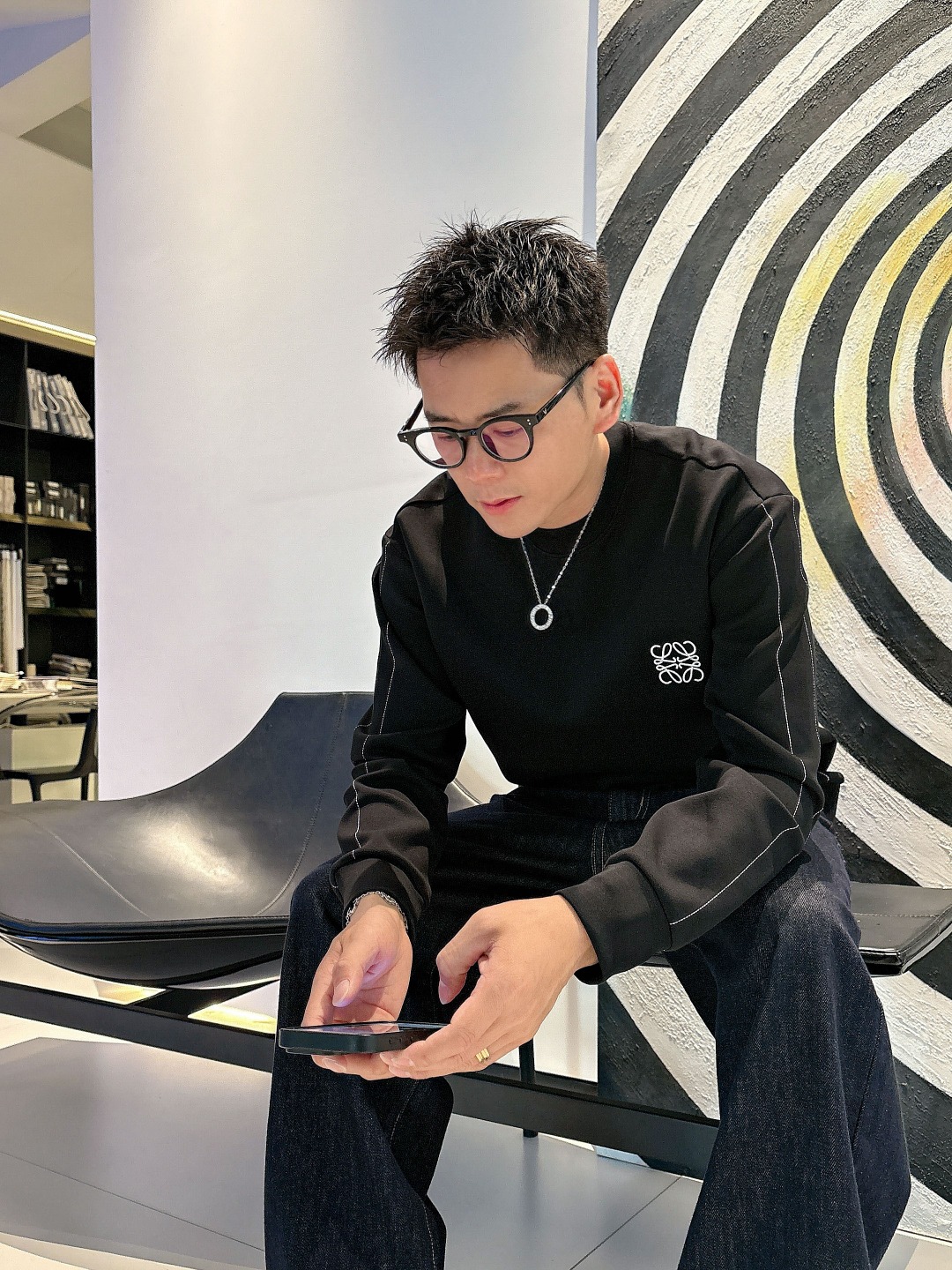 罗意威 2025秋冬最新款太空棉卫衣，独家发售！原版，独家设计，超强工艺！极其奢华！版型超赞！🌟尺码 S