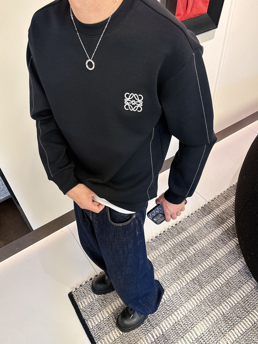 罗意威 2025秋冬最新款太空棉卫衣，独家发售！原版，独家设计，超强工艺！极其奢华！版型超赞！🌟尺码 S