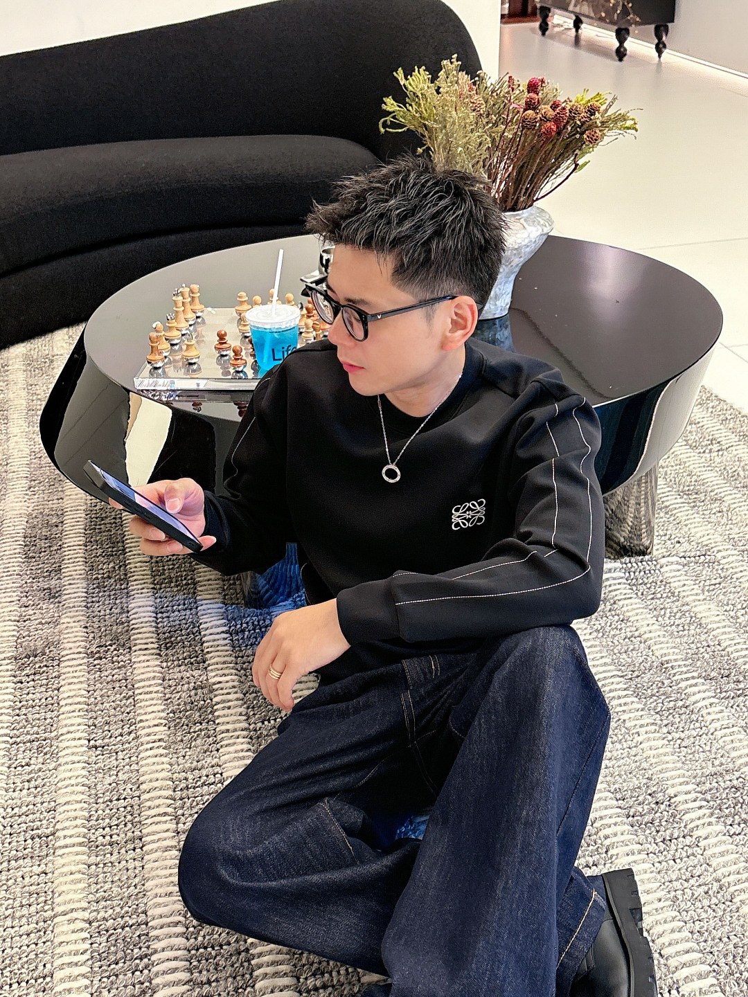 罗意威 2025秋冬最新款太空棉卫衣，独家发售！原版，独家设计，超强工艺！极其奢华！版型超赞！🌟尺码 S