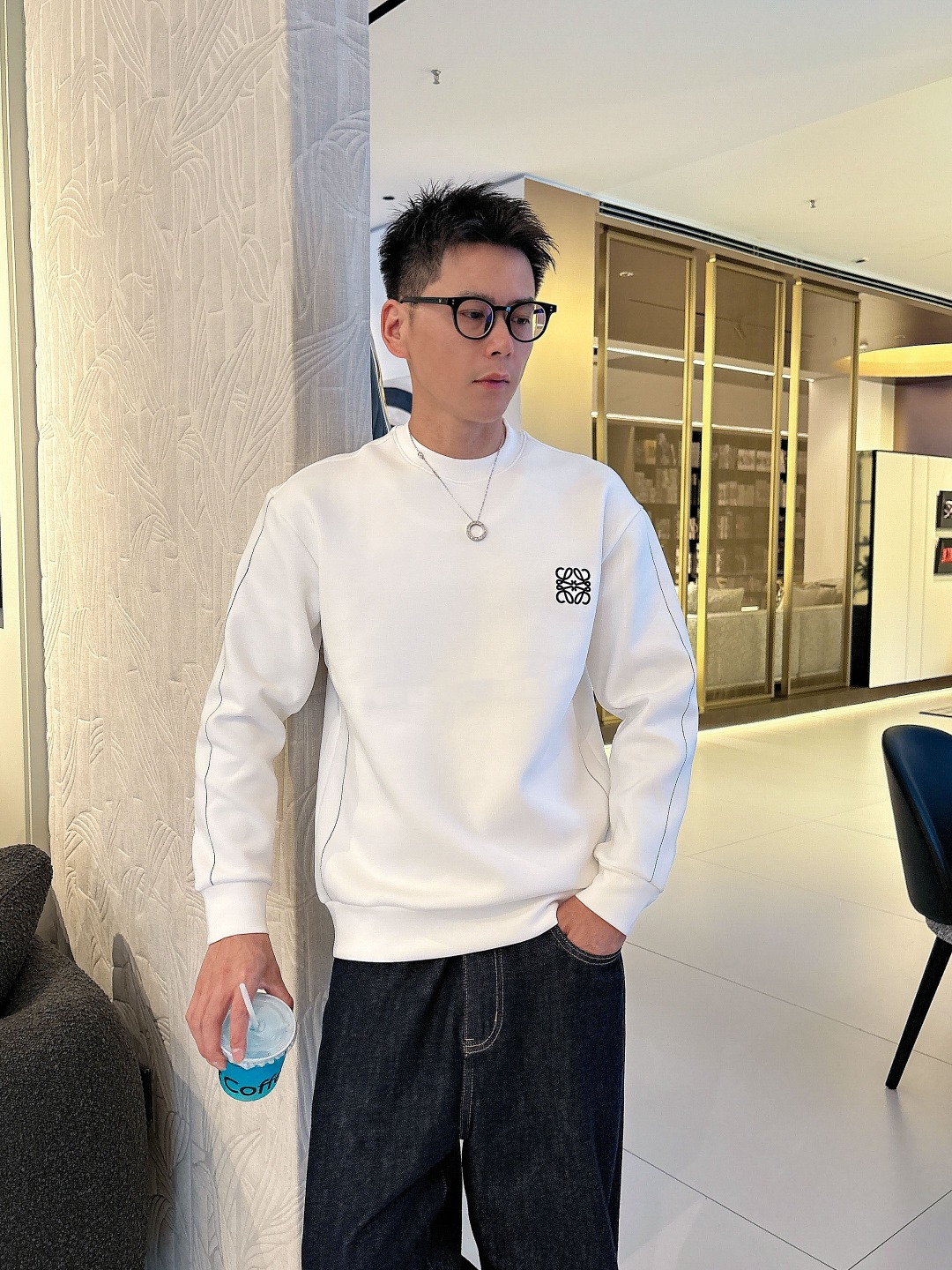 NO:531304,Luo Yiwei's latest 2025 autumn and winter space cotton sweatshirt, exclusively available!  Original, exclusive design, super craftsmanship!  Extremely luxurious!  Excellent style!  Size S-XL, loewe, hoodie, sweatshirts, alexander wang19860909罗意威 2025秋冬最新款太空棉卫衣,独家发售！原版,独家设计,超强工艺！极其奢华！版型超赞！ 尺码 S-XL,,loewe,hoodie,sweatshirts,alexander wang,Men's clothing