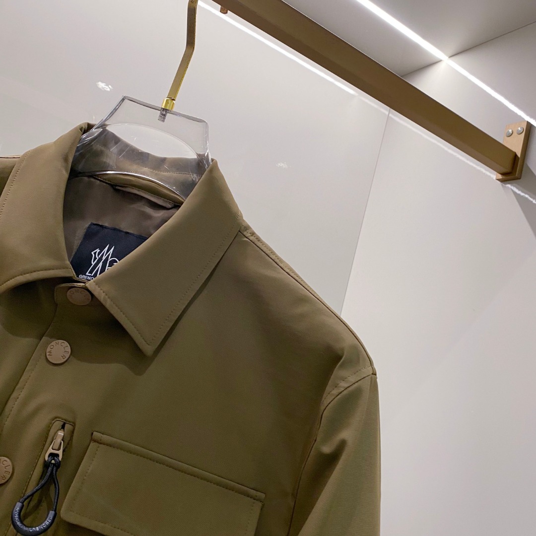蒙口 Moncler 2026春季新品发布，蒙口工装款棉衣出货，面料及辅料全部原版订制，工装机能风做工复