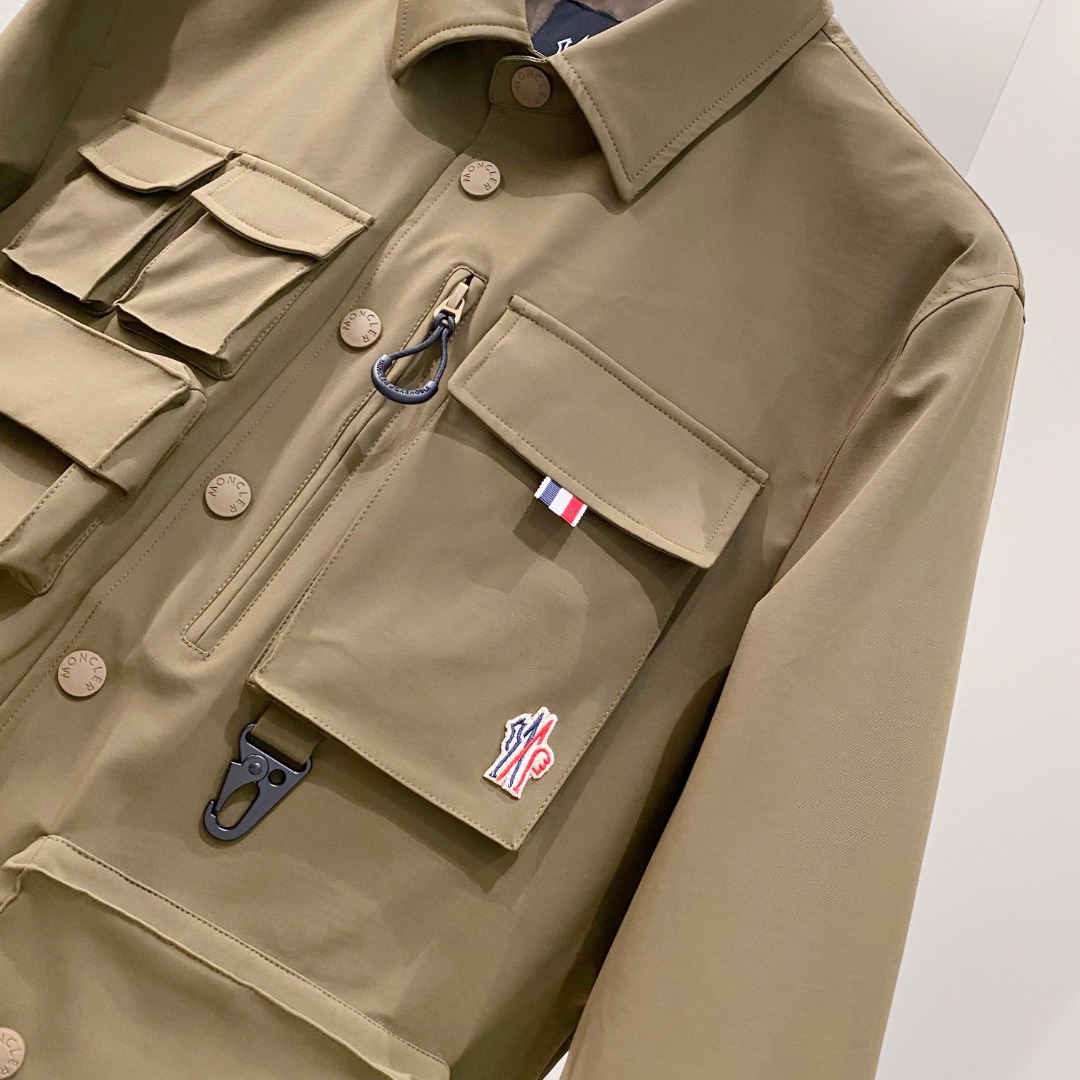 蒙口 Moncler 2026春季新品发布，蒙口工装款棉衣出货，面料及辅料全部原版订制，工装机能风做工复