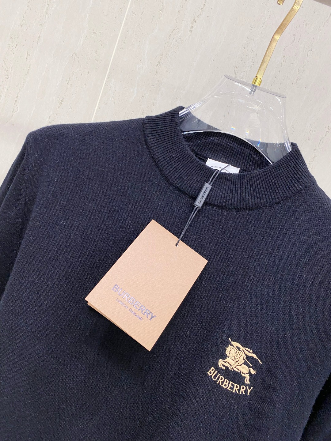 Burberry Men's Black Wool-Blend Half-Zip High Neck Sweater Pullover 10 o 1j6hso4vo7pr17c3c5bbk915av8