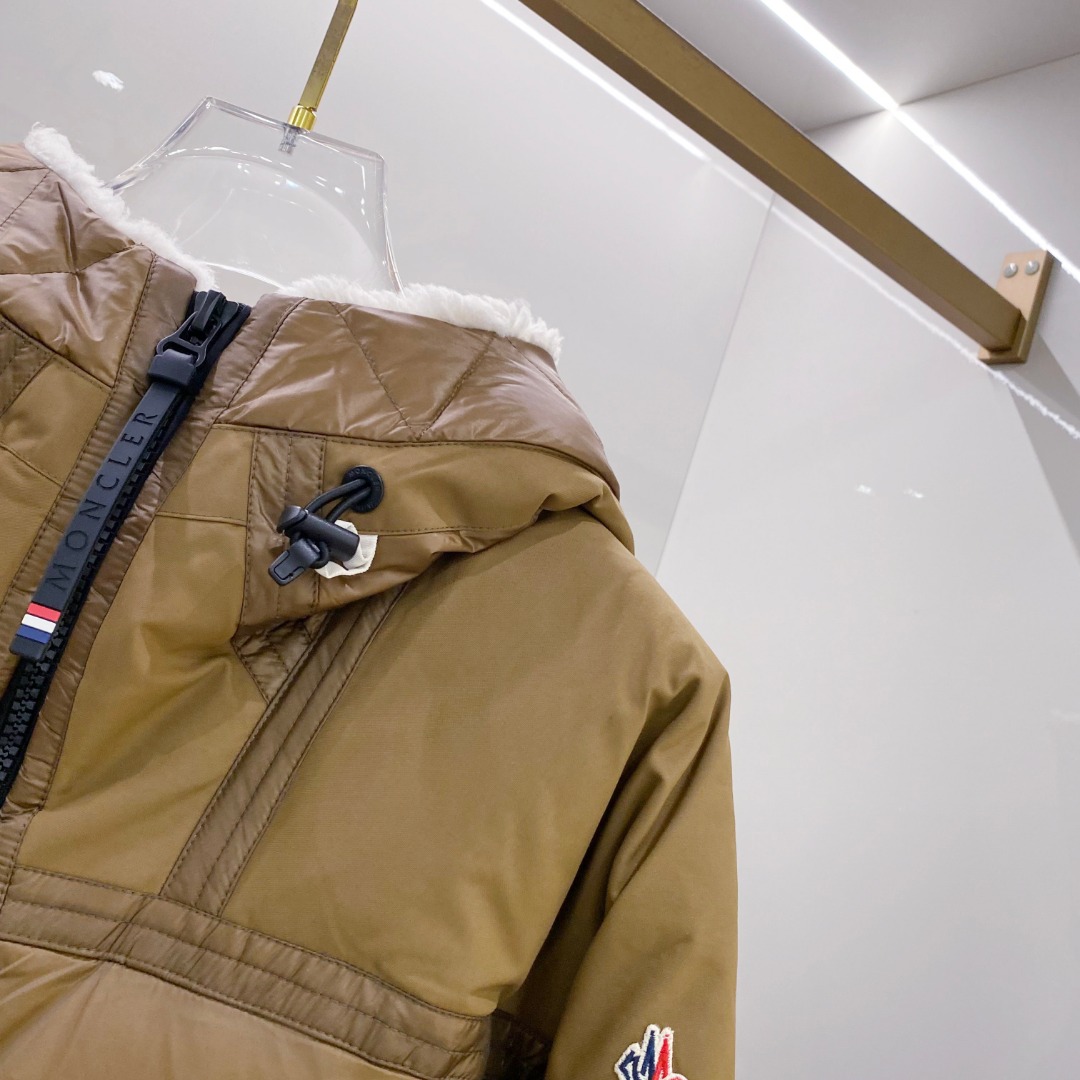 特级羽绒⬆️ Moncler Grenoble男士Morgins羊毛皮拼接里羽绒服.高端单品.原版购入开