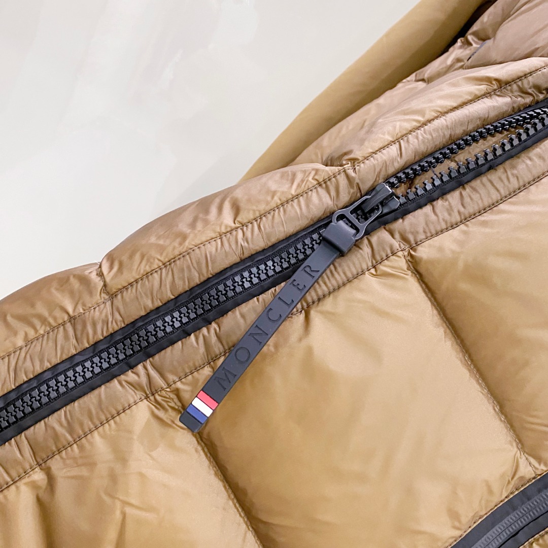 特级羽绒⬆️ Moncler Grenoble男士Morgins羊毛皮拼接里羽绒服.高端单品.原版购入开