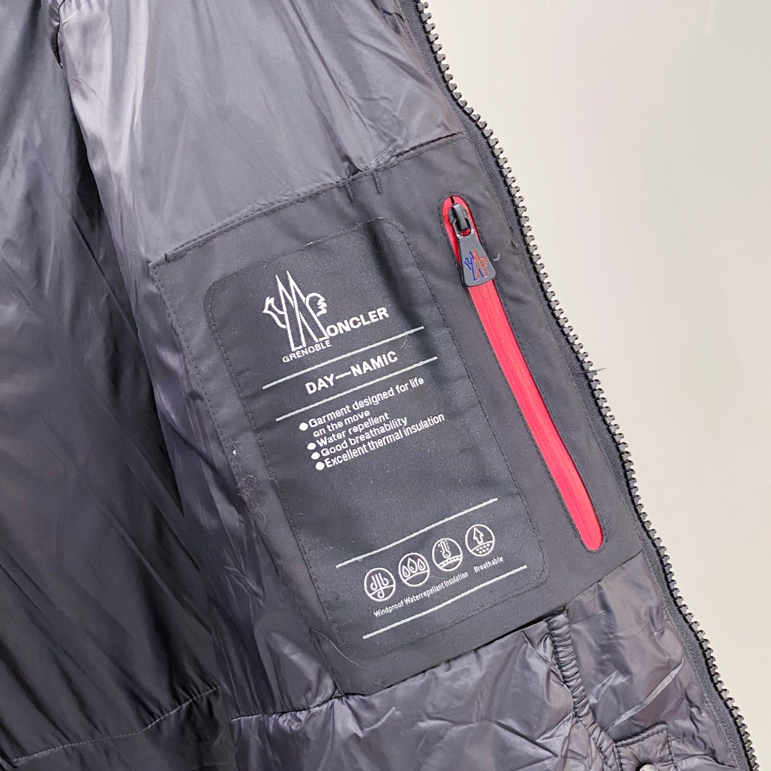 特级羽绒⬆️ Moncler Grenoble男士Morgins羊毛皮拼接里羽绒服.高端单品.原版购入开