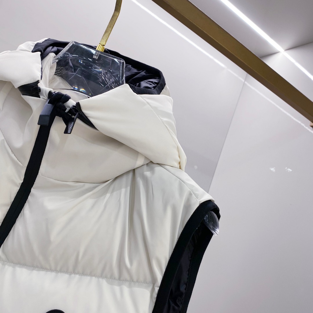 Moncler Valmasque蒙口男士可拆卸兜帽羽绒马甲.原版购入开发.特级鹅绒填充➕原厂替换面料➕