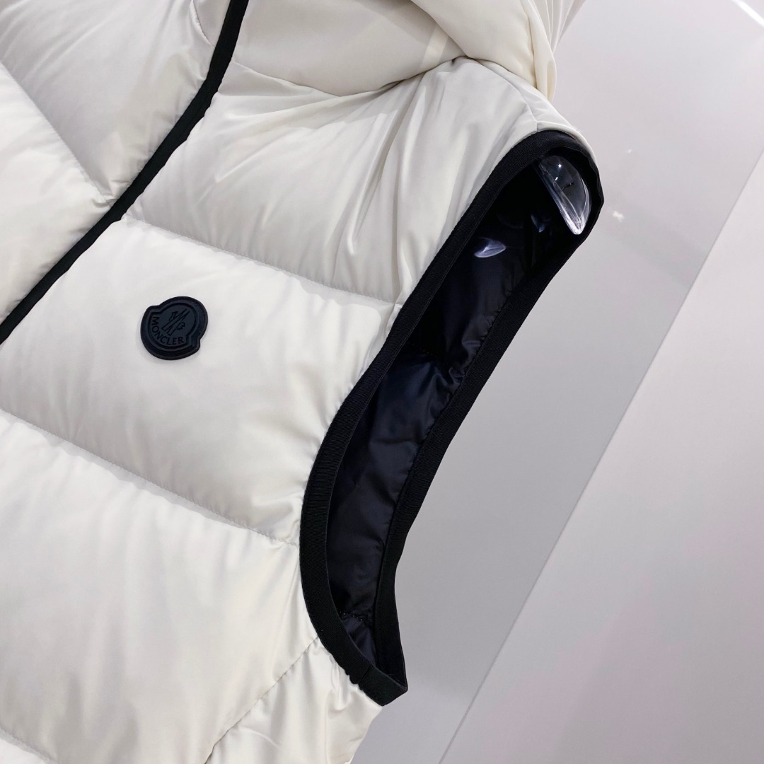 Moncler Valmasque蒙口男士可拆卸兜帽羽绒马甲.原版购入开发.特级鹅绒填充➕原厂替换面料➕