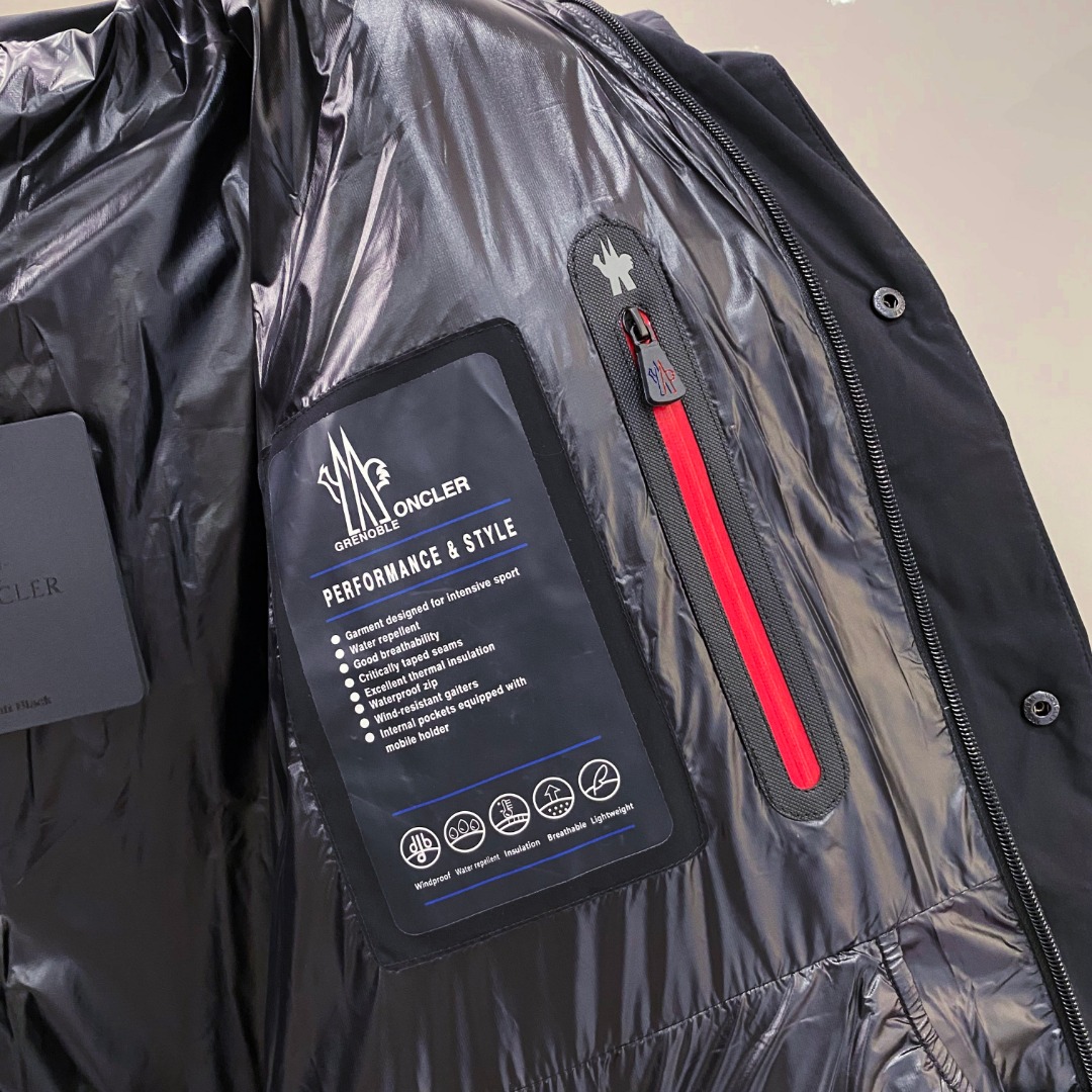 Moncler Grenoble蒙口2025fw秋冬系列Caraia（渠道臻品）男士压胶滑雪夹克.双重压