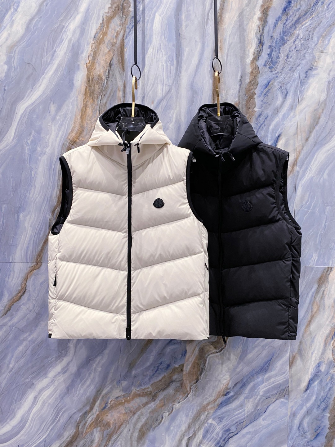 Moncler Valmasque蒙口男士可拆卸兜帽羽绒马甲.原版购入开发.特级鹅绒填充➕原厂替换面料➕