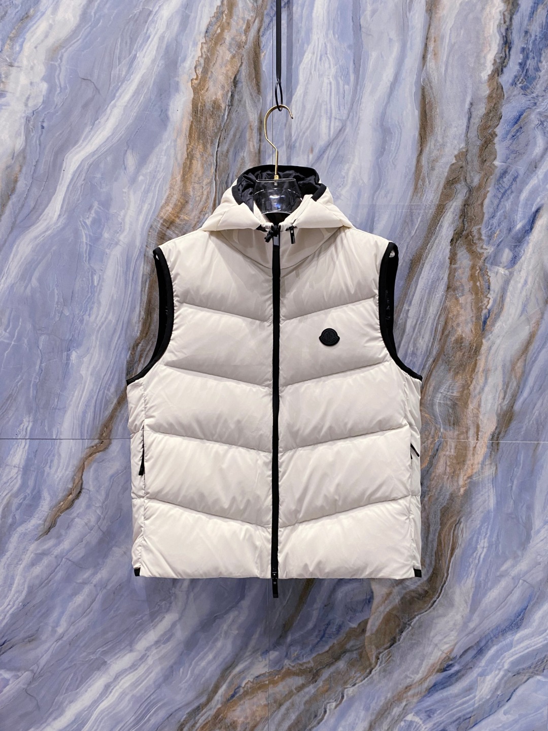 Moncler Valmasque蒙口男士可拆卸兜帽羽绒马甲.原版购入开发.特级鹅绒填充➕原厂替换面料➕