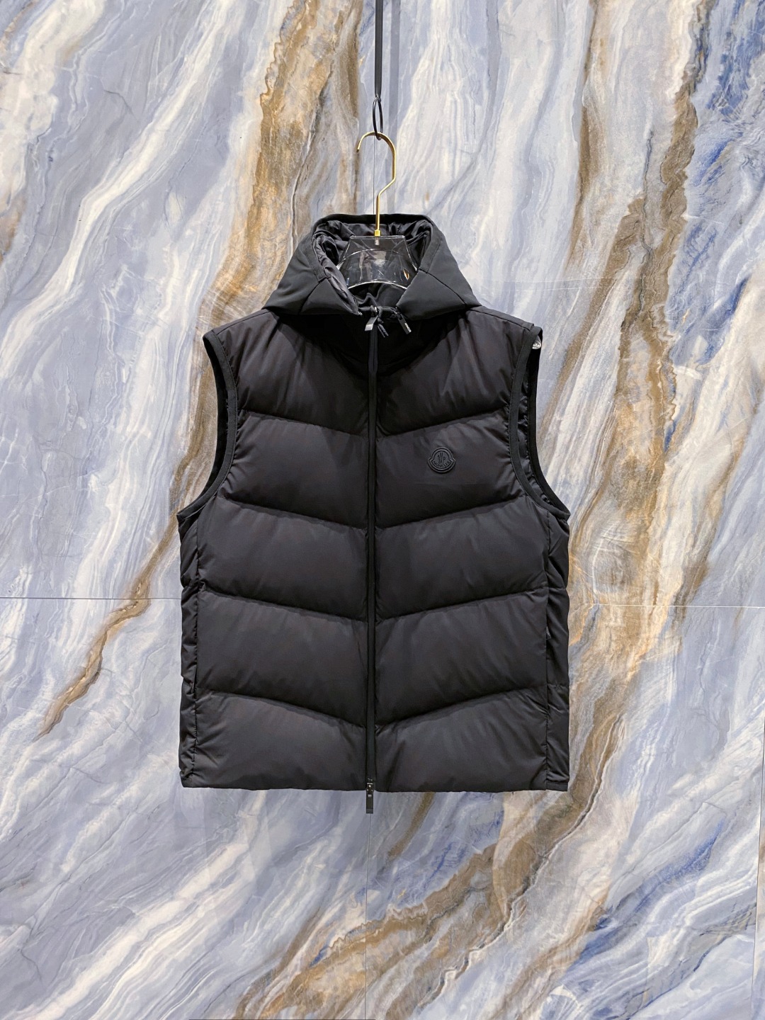 Moncler Valmasque蒙口男士可拆卸兜帽羽绒马甲.原版购入开发.特级鹅绒填充➕原厂替换面料➕