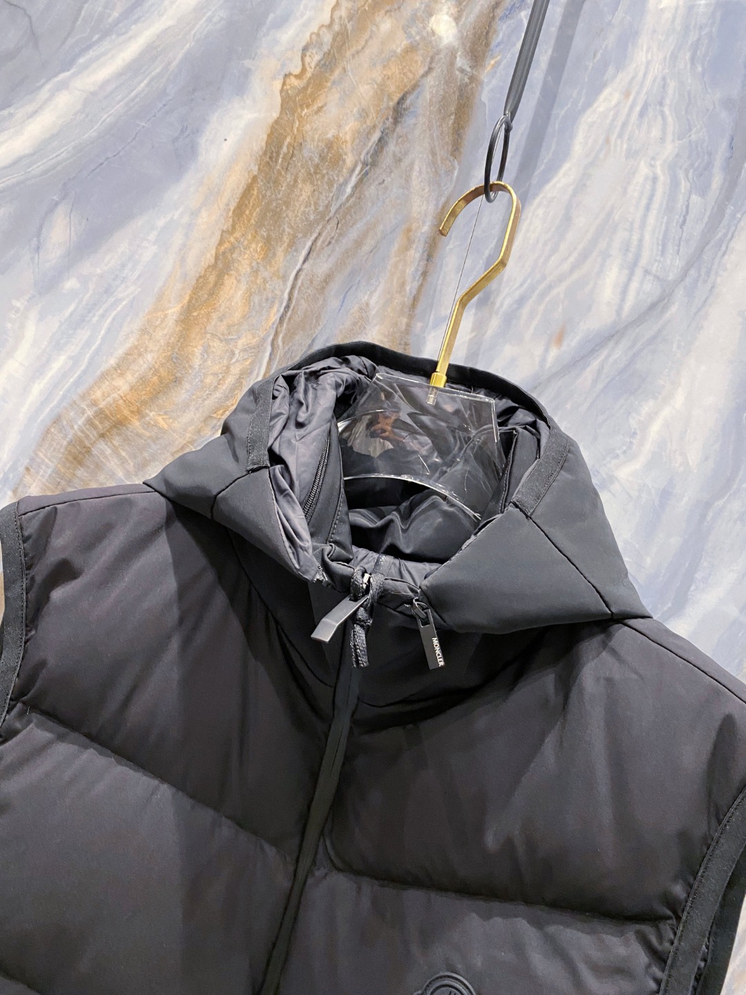 Moncler Valmasque蒙口男士可拆卸兜帽羽绒马甲.原版购入开发.特级鹅绒填充➕原厂替换面料➕