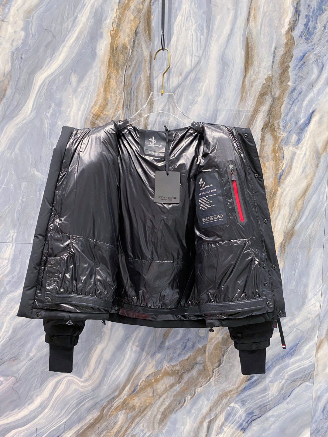 Moncler Grenoble蒙口2025fw秋冬系列Caraia（渠道臻品）男士压胶滑雪夹克.双重压