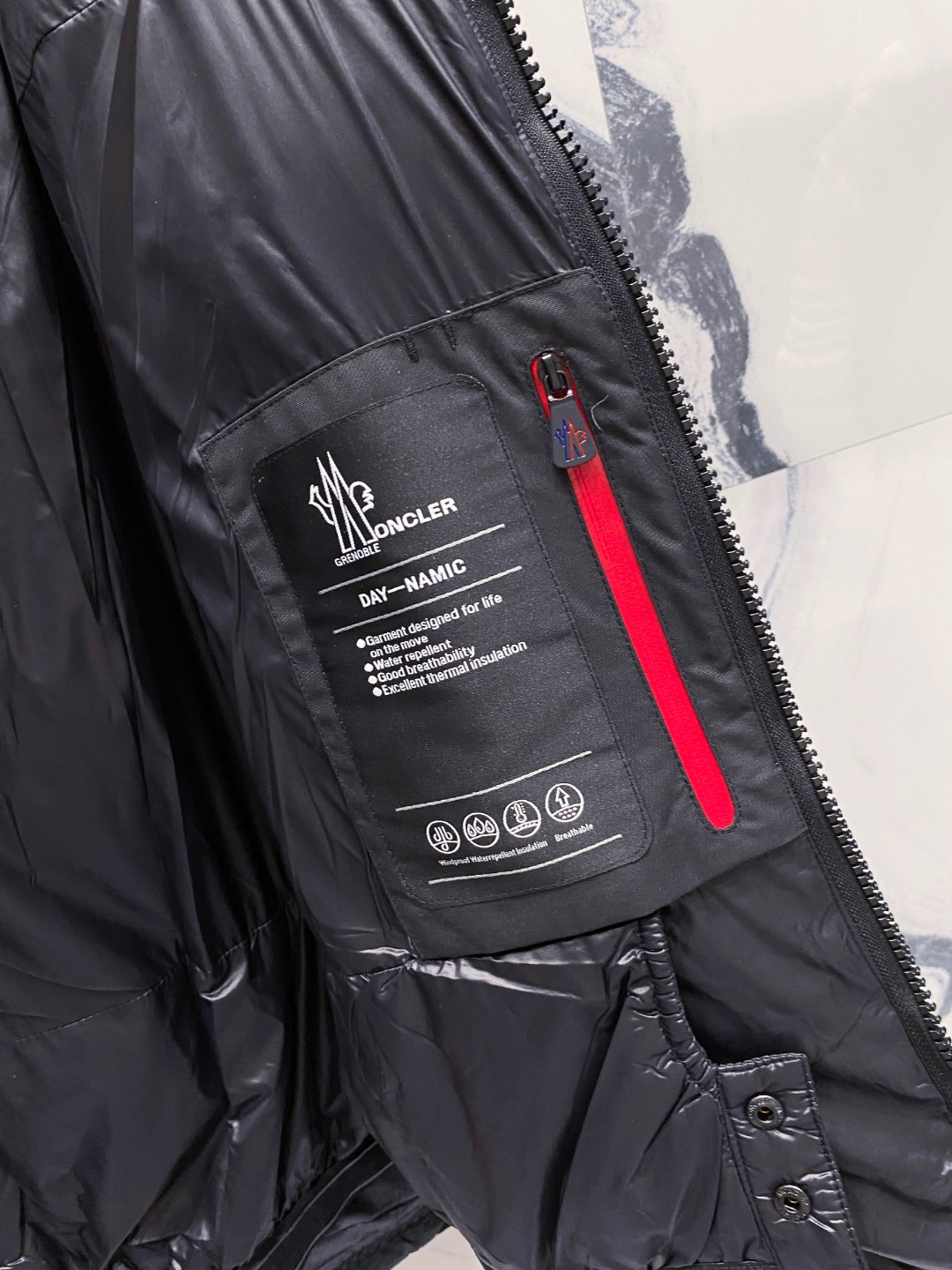 特级羽绒⬆️ Moncler Grenoble男士Morgins羊毛皮拼接里羽绒服.高端单品.原版购入开