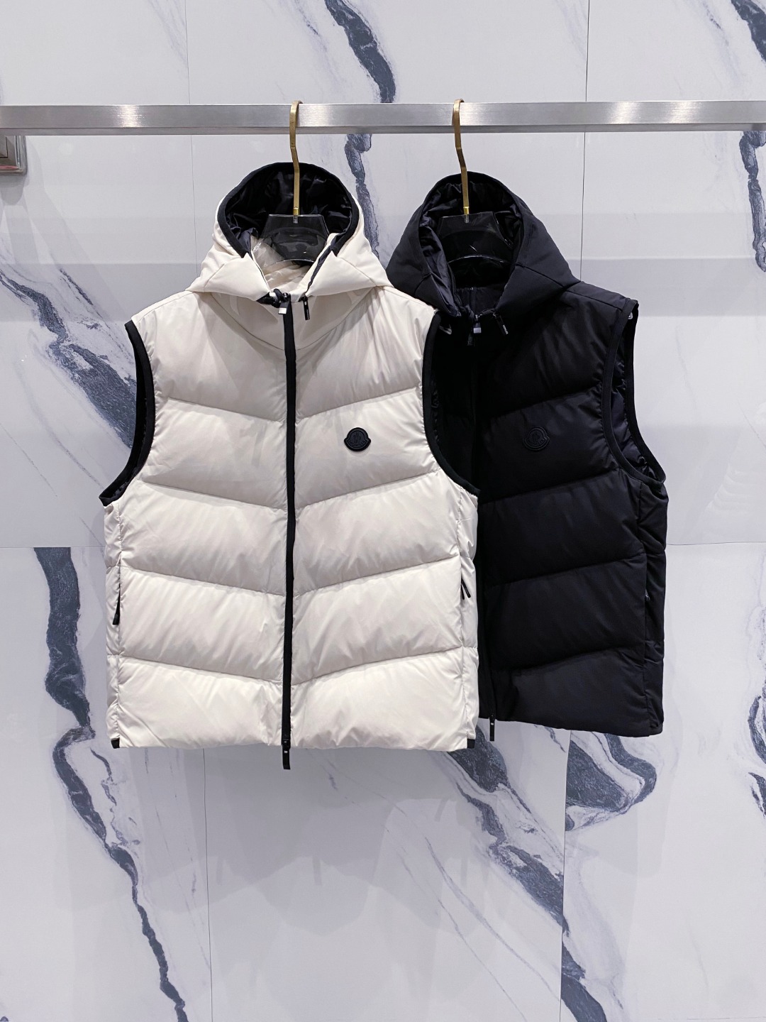 Moncler Valmasque蒙口男士可拆卸兜帽羽绒马甲.原版购入开发.特级鹅绒填充➕原厂替换面料➕