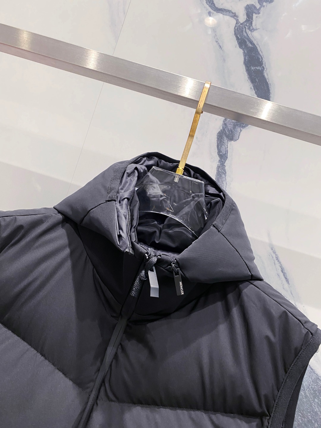 Moncler Valmasque蒙口男士可拆卸兜帽羽绒马甲.原版购入开发.特级鹅绒填充➕原厂替换面料➕