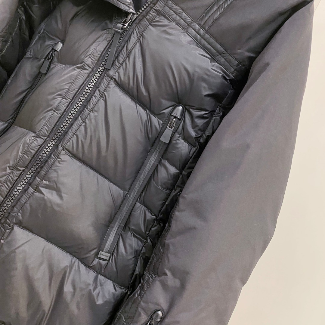 特级羽绒⬆️ Moncler Grenoble男士Morgins羊毛皮拼接里羽绒服.高端单品.原版购入开