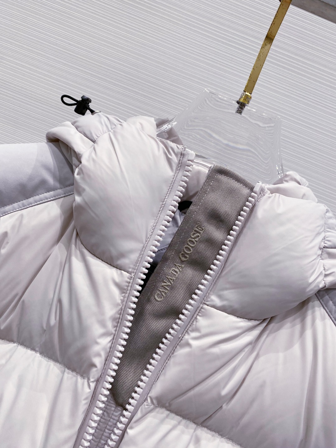 Canada Goose(加拿大鹅) FW2025新款羽绒服。连帽设计，男女同款，时尚感满满。采用定制面