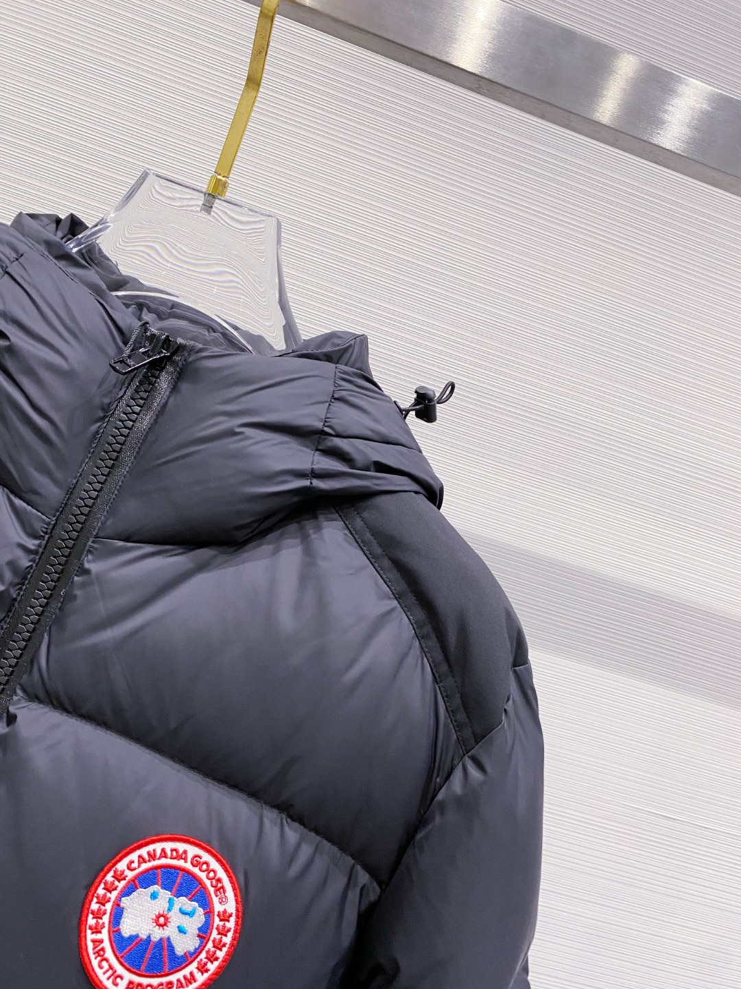 Canada Goose(加拿大鹅) FW2025新款羽绒服。连帽设计，男女同款，时尚感满满。采用定制面