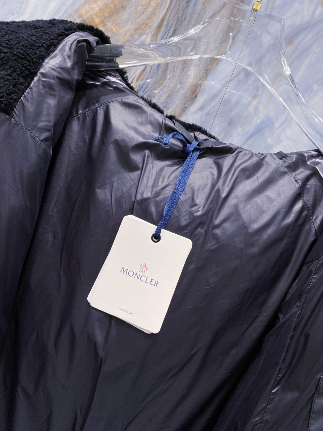 特级羽绒⬆️ Moncler Grenoble男士Morgins羊毛皮拼接里羽绒服.高端单品.原版购入开