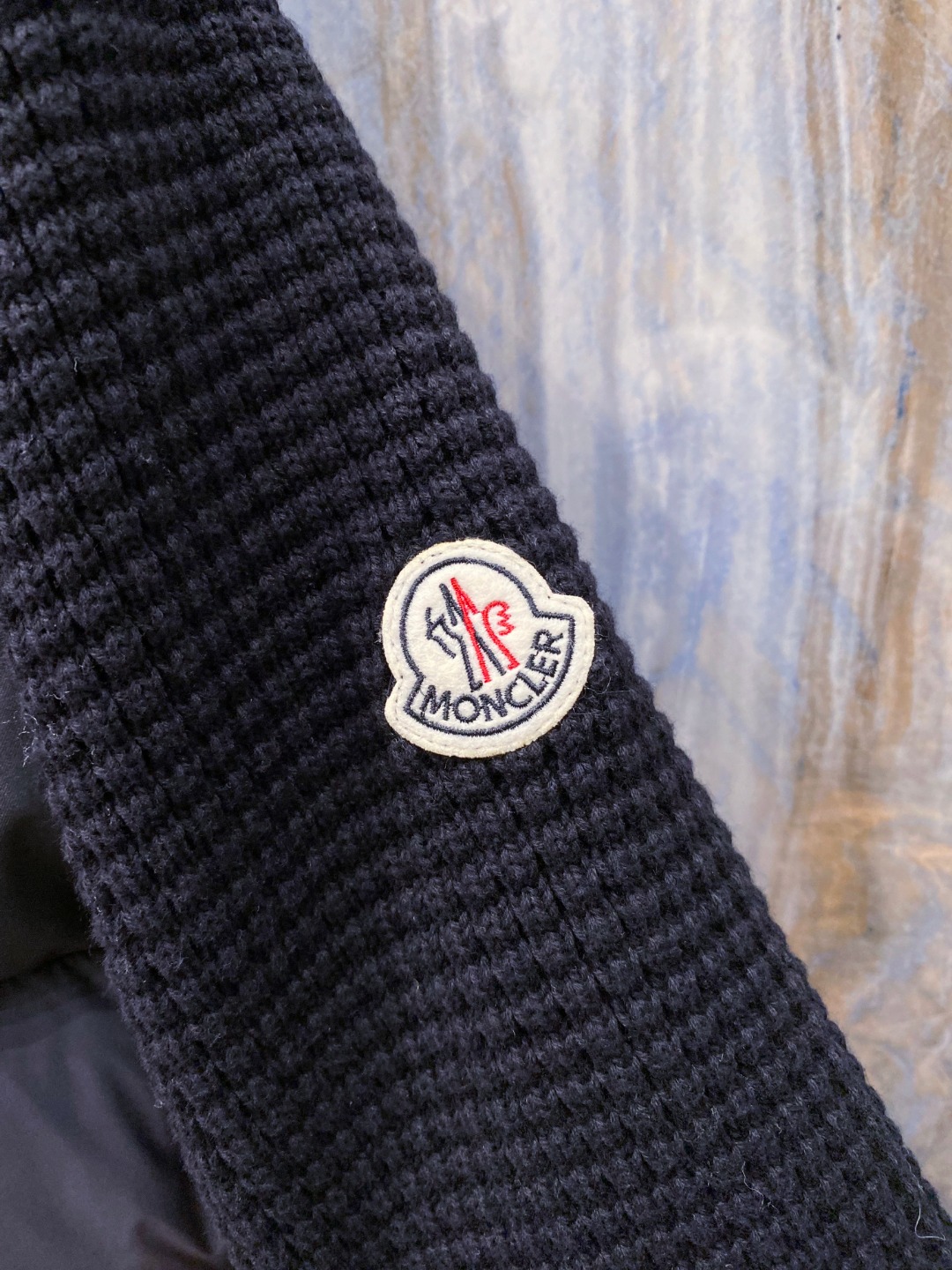 Moncler 蒙口 2025年秋冬新款羽绒服，针织连帽拼接羽绒服采用新国标95白鸭绒，秋冬新品内搭神器