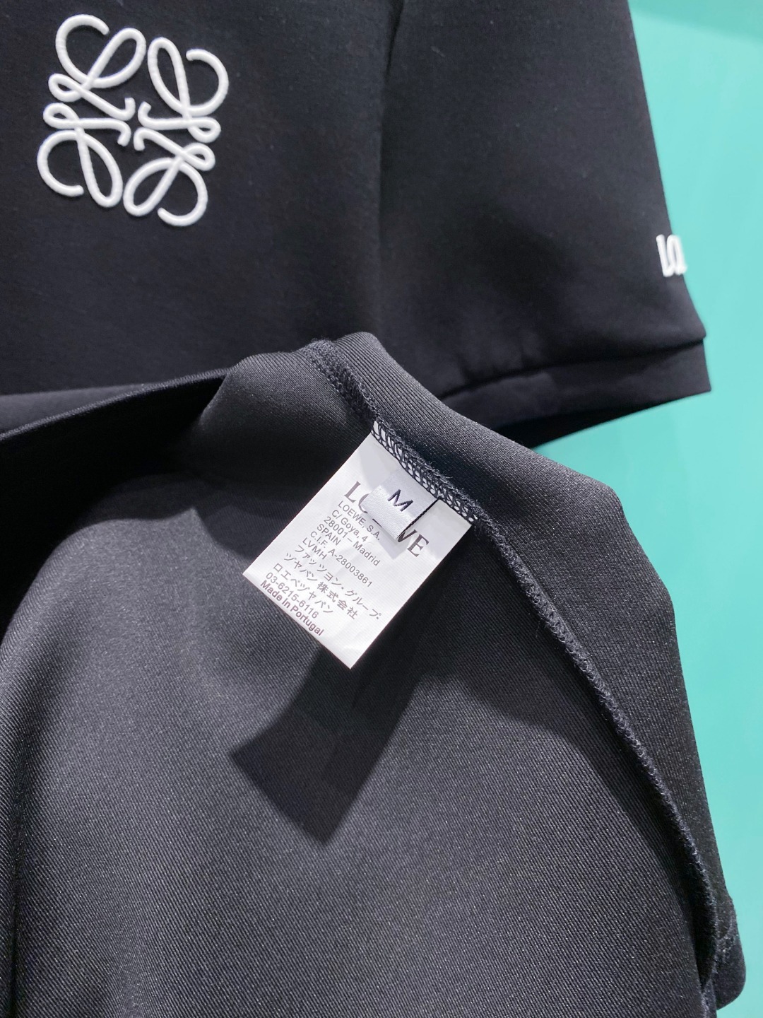 LOE#WE 罗意威 2025秋冬太空棉字母刺绣logo时尚百搭打底圆领短袖衫，精致工艺面料，顶级元素融