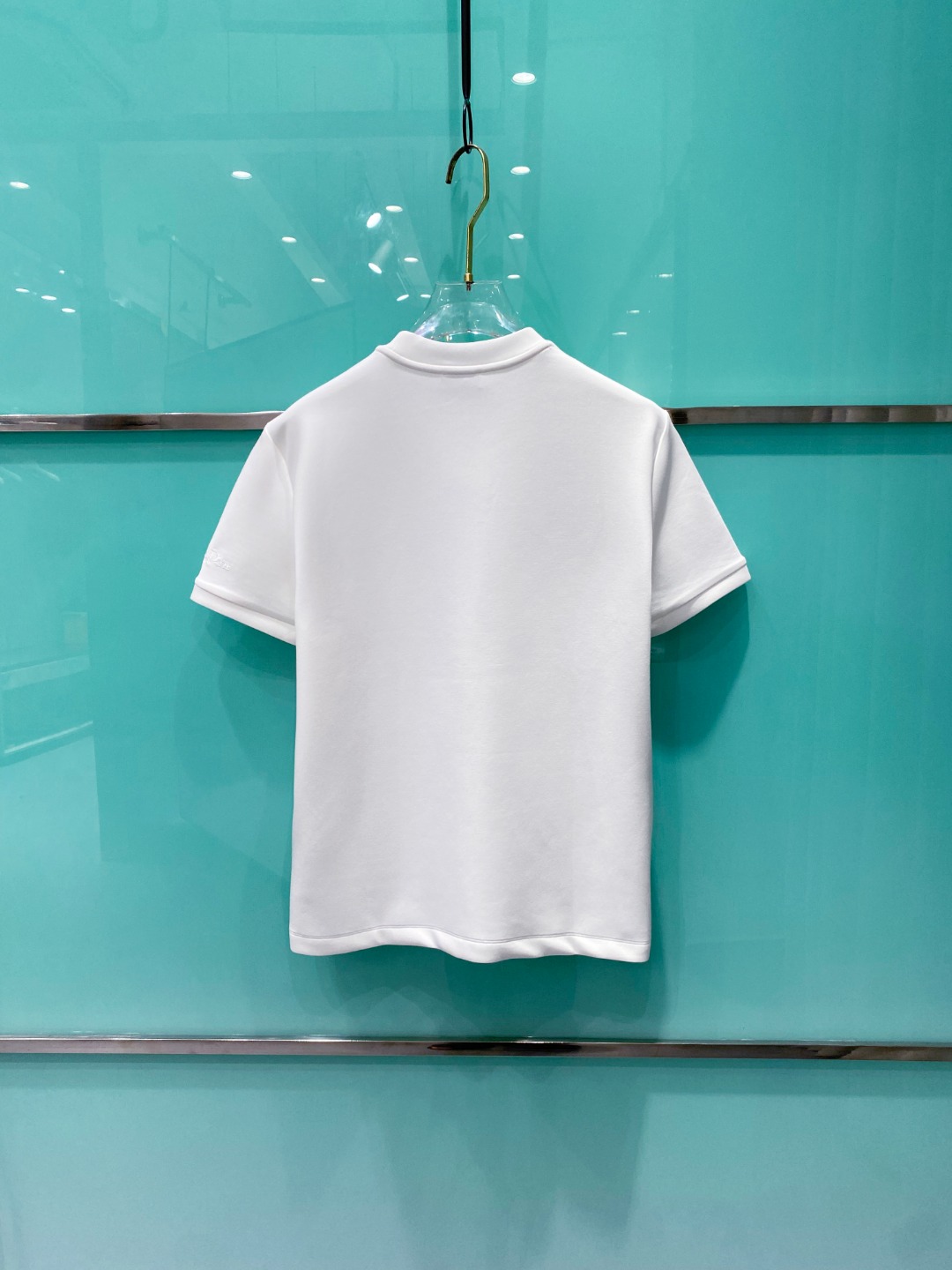 Di#or迪/奥2025秋冬太空棉字母刺绣logo时尚百搭打底圆领短袖衫，精致工艺面料，顶级元素融合打造