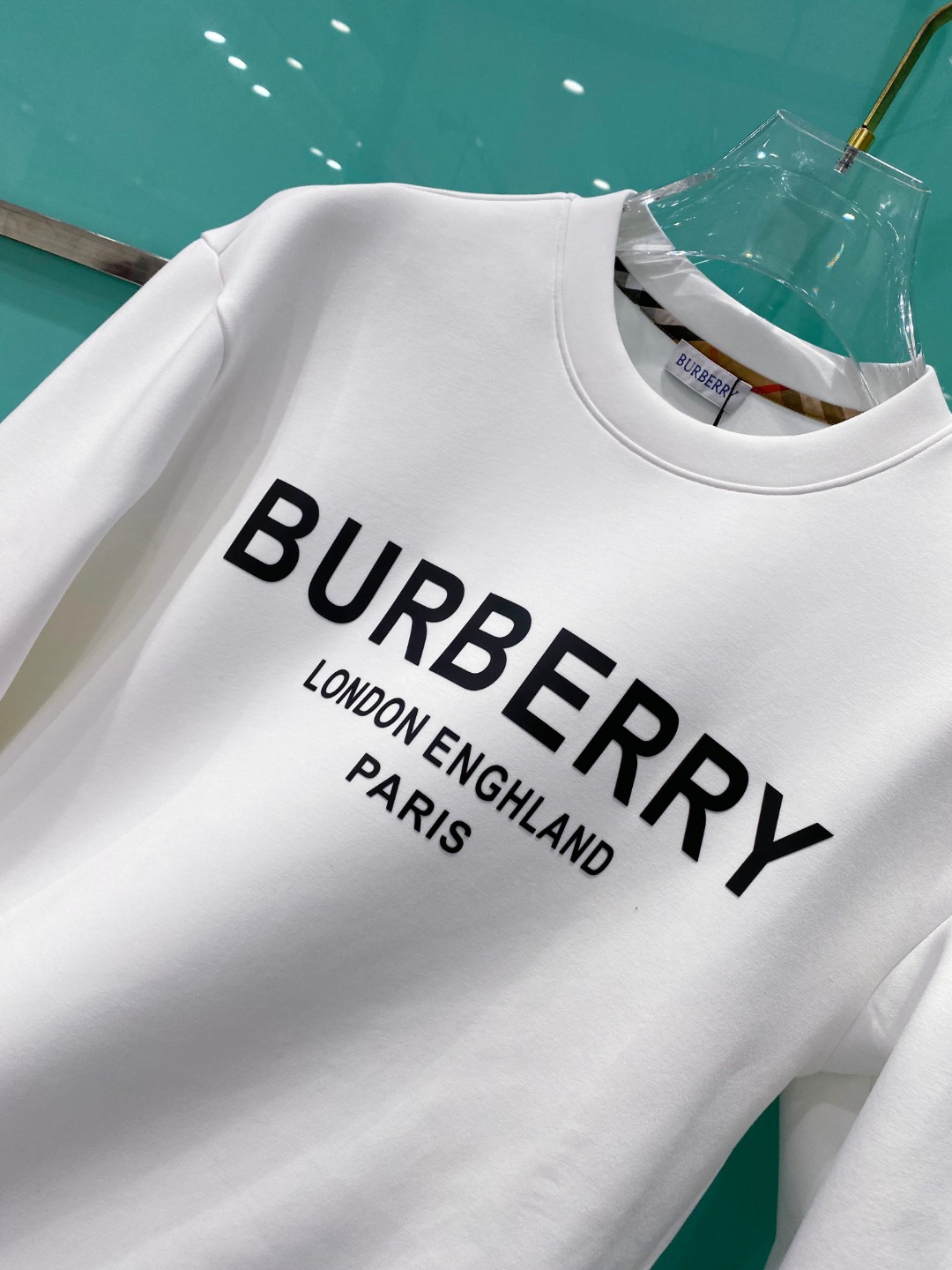 burberry 巴宝莉 2025秋冬 八明治空气层套头圆领卫衣男女同款时尚休闲套头卫衣衫！贸易公司渠道