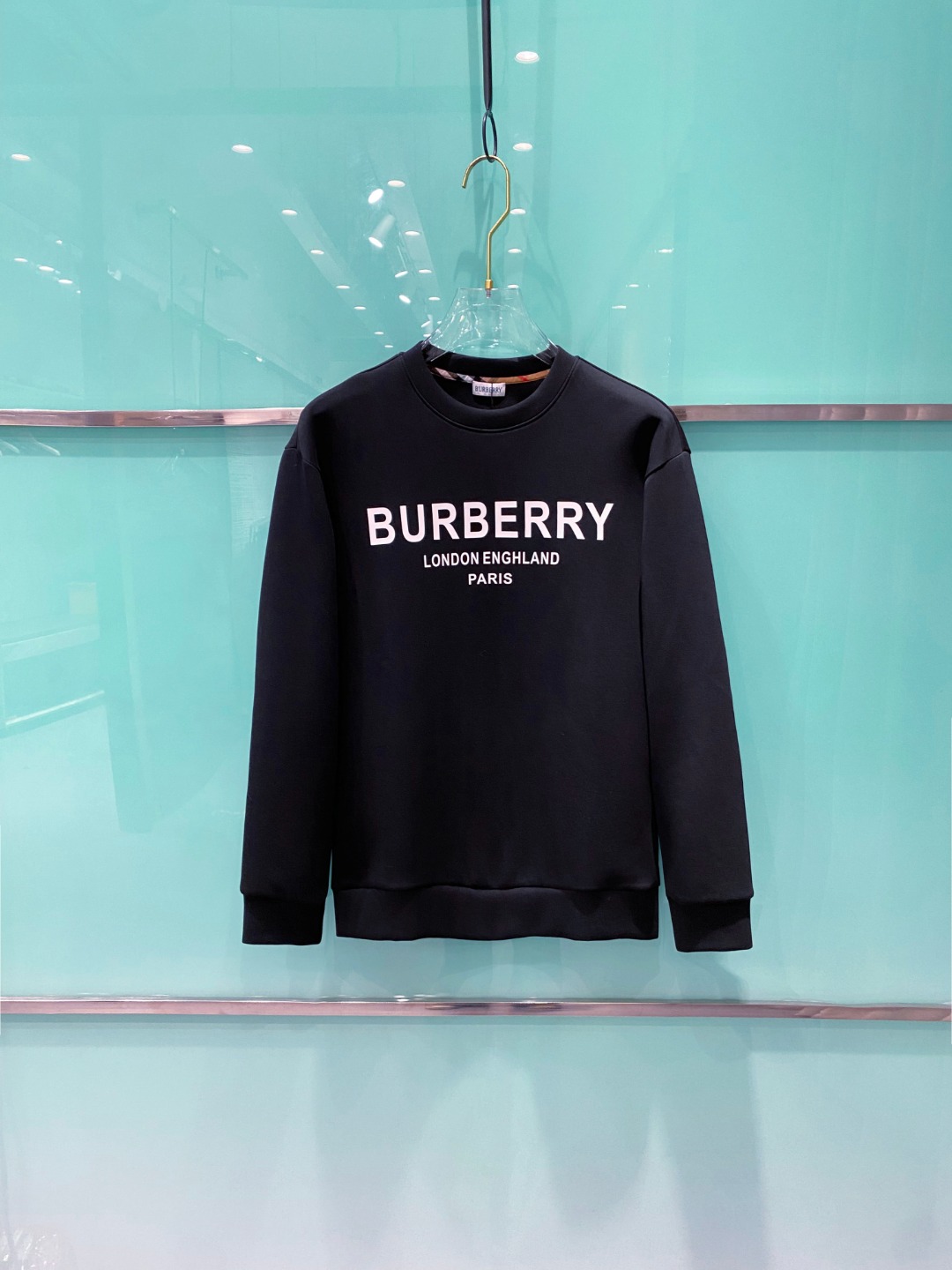 burberry 巴宝莉 2025秋冬 八明治空气层套头圆领卫衣男女同款时尚休闲套头卫衣衫！贸易公司渠道