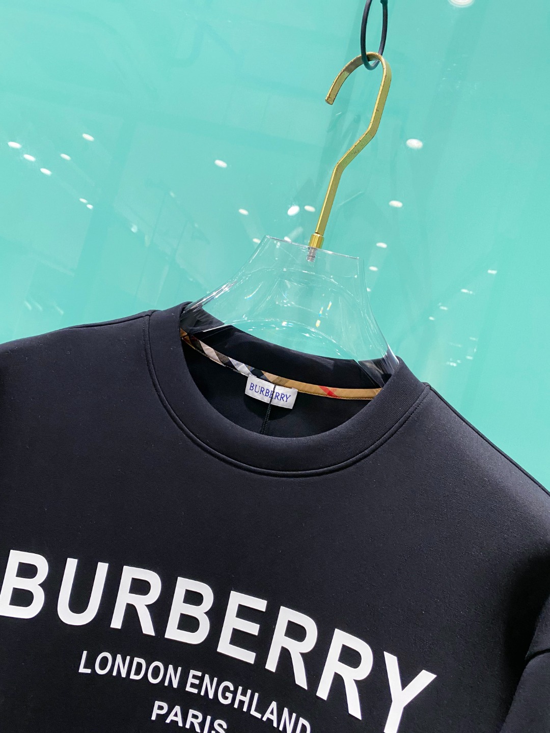 burberry 巴宝莉 2025秋冬 八明治空气层套头圆领卫衣男女同款时尚休闲套头卫衣衫！贸易公司渠道