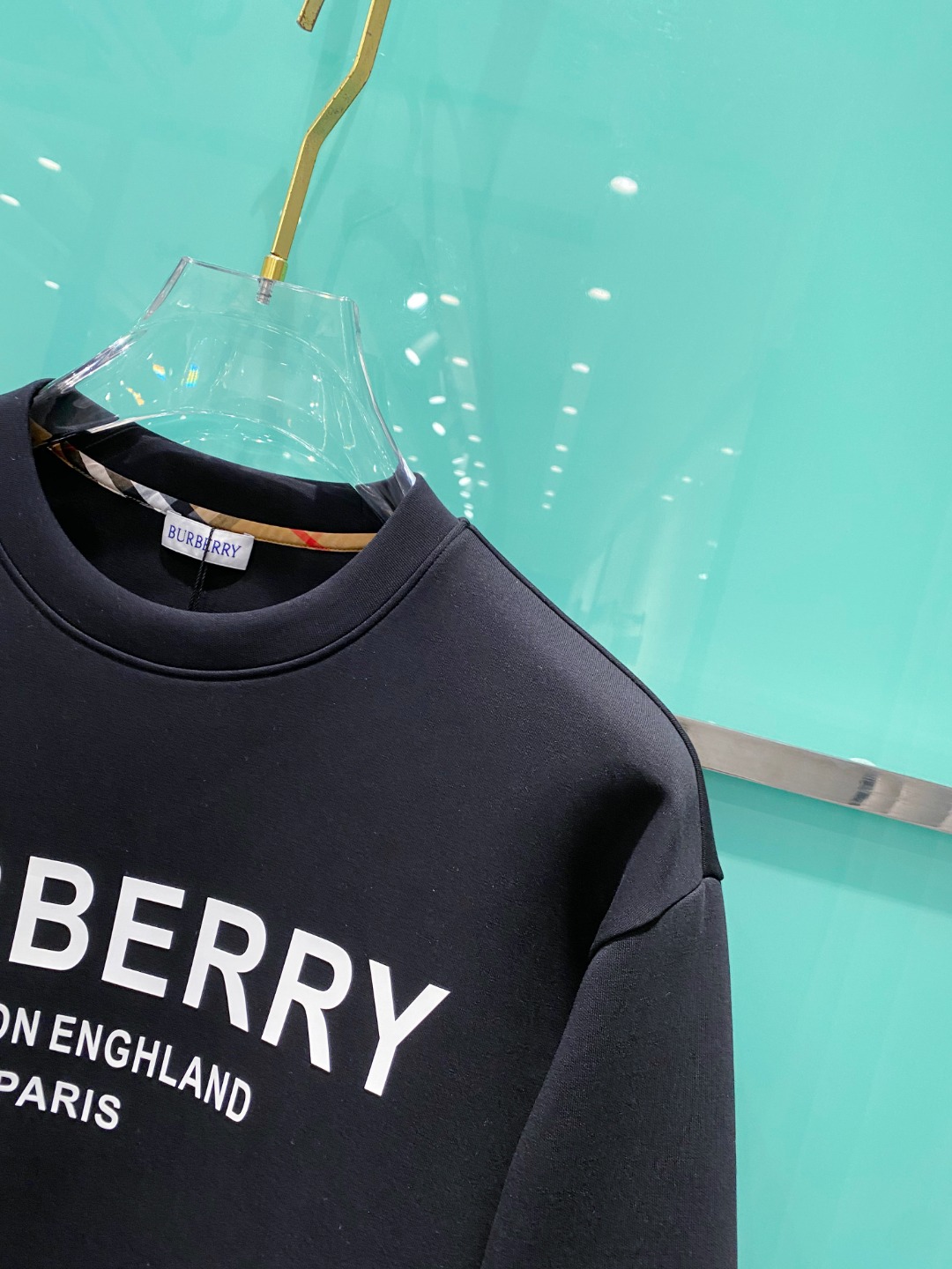 burberry 巴宝莉 2025秋冬 八明治空气层套头圆领卫衣男女同款时尚休闲套头卫衣衫！贸易公司渠道