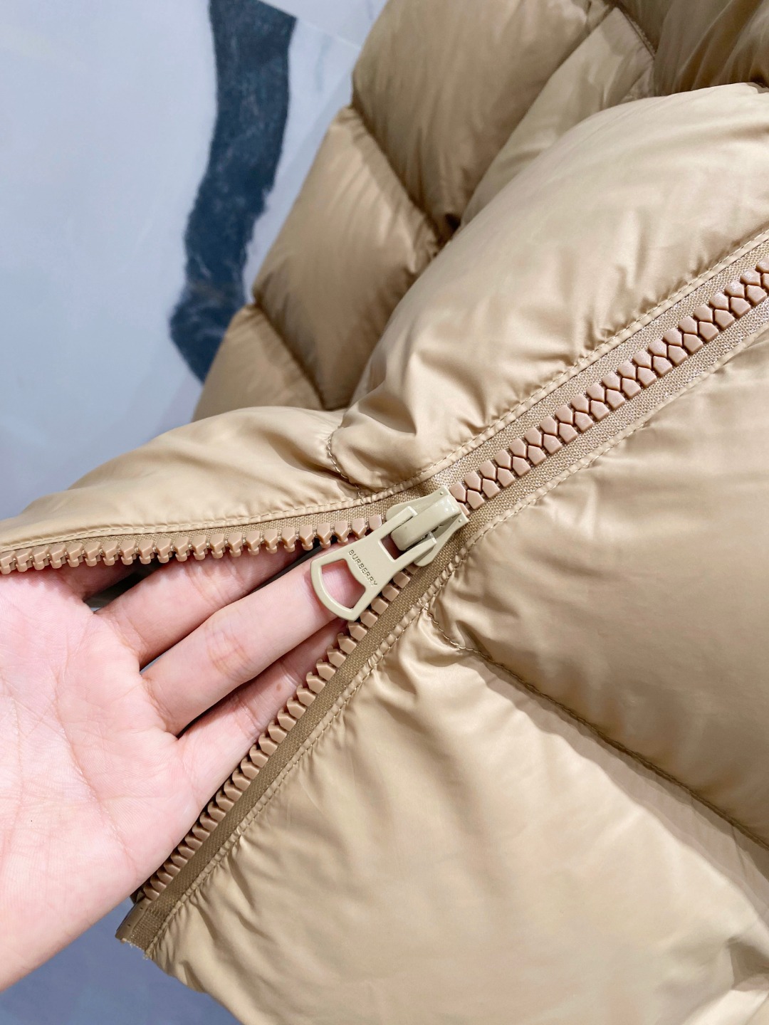 爆款羽绒服 BURBERRY巴宝莉 2025新款羽绒服秀场新品，袖子可拆卸，一衣两穿。品相非常完美，专柜