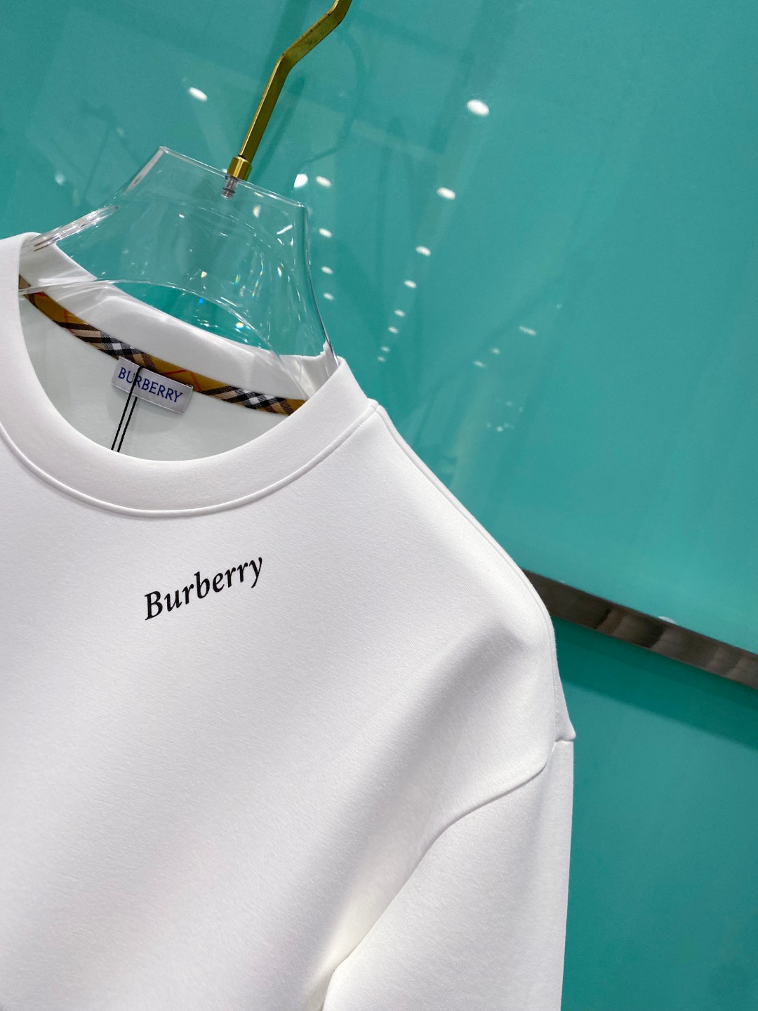 巴宝莉burberry【新品】2025秋冬🆕立体印刷套头太空棉卫衣 高端卫衣，极品原单！精简的时尚感,感