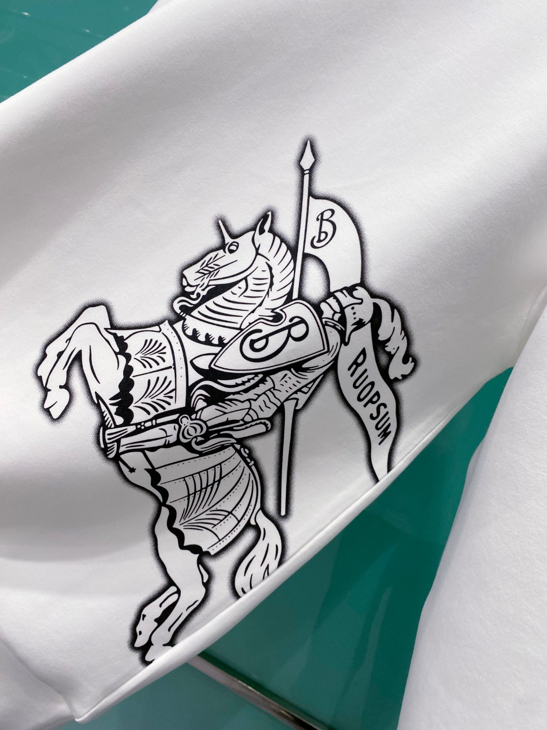 巴宝莉burberry【新品】2025秋冬🆕立体印刷套头太空棉卫衣 高端卫衣，极品原单！精简的时尚感,感