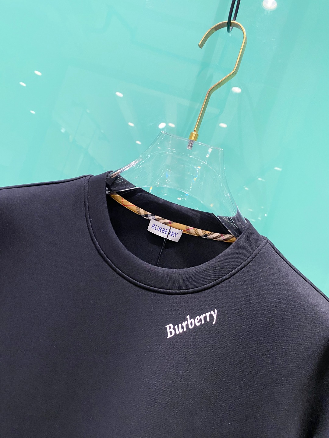 巴宝莉burberry【新品】2025秋冬🆕立体印刷套头太空棉卫衣 高端卫衣，极品原单！精简的时尚感,感