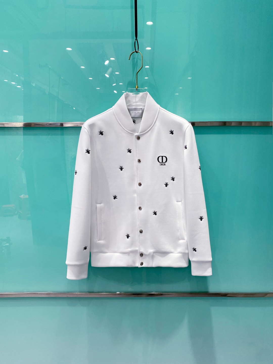 迪奥 2025秋冬最新爆款夹克外套 面料精选高支高密双股空气层长绒棉 手感超级舒服 logo精选全进口环