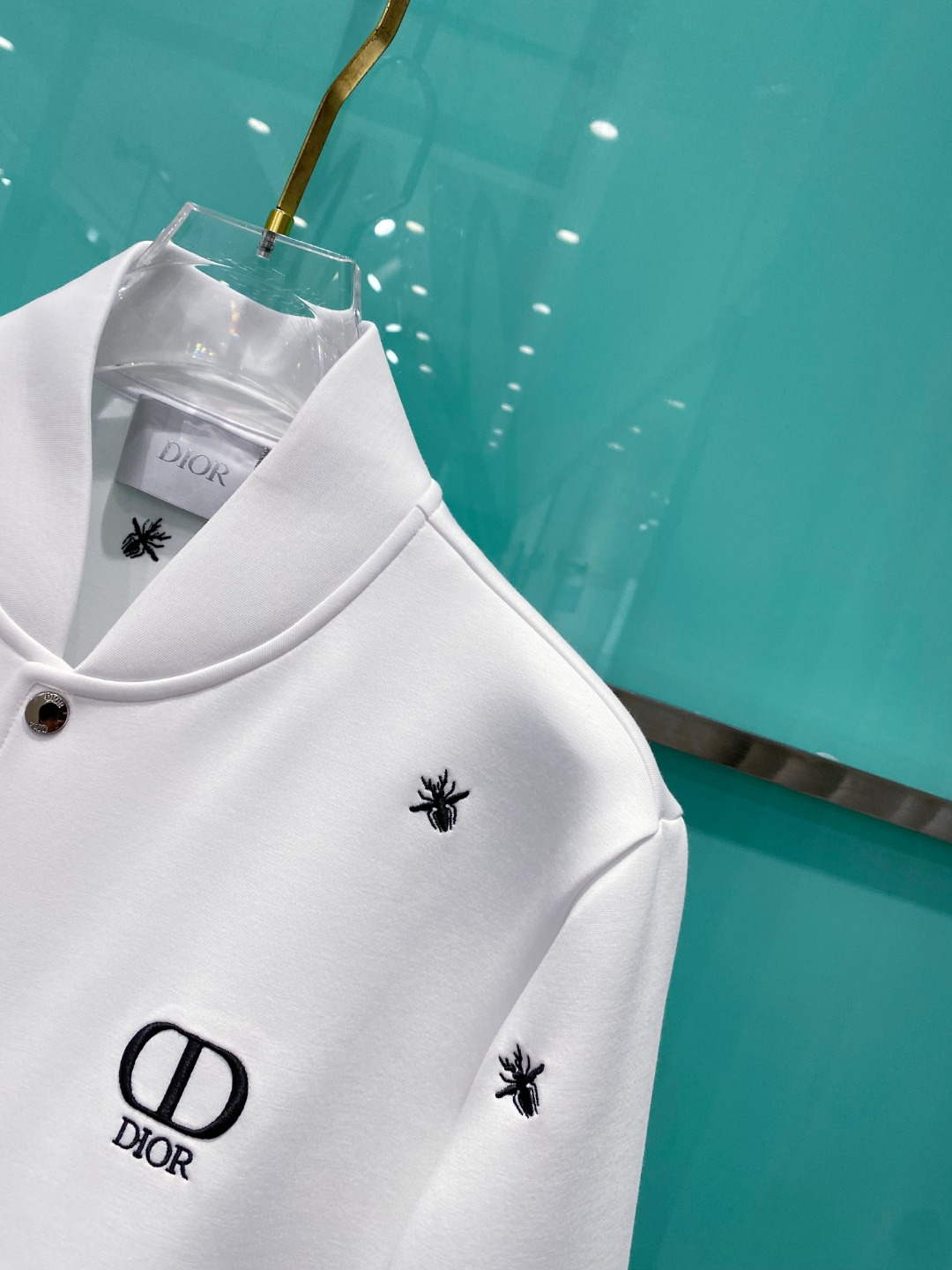 迪奥 2025秋冬最新爆款夹克外套 面料精选高支高密双股空气层长绒棉 手感超级舒服 logo精选全进口环