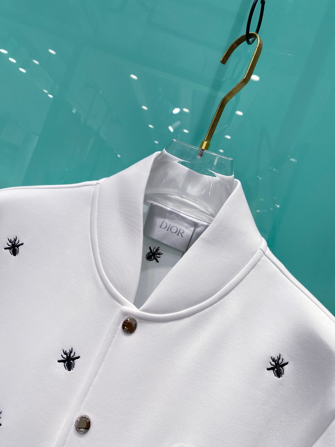 迪奥 2025秋冬最新爆款夹克外套 面料精选高支高密双股空气层长绒棉 手感超级舒服 logo精选全进口环