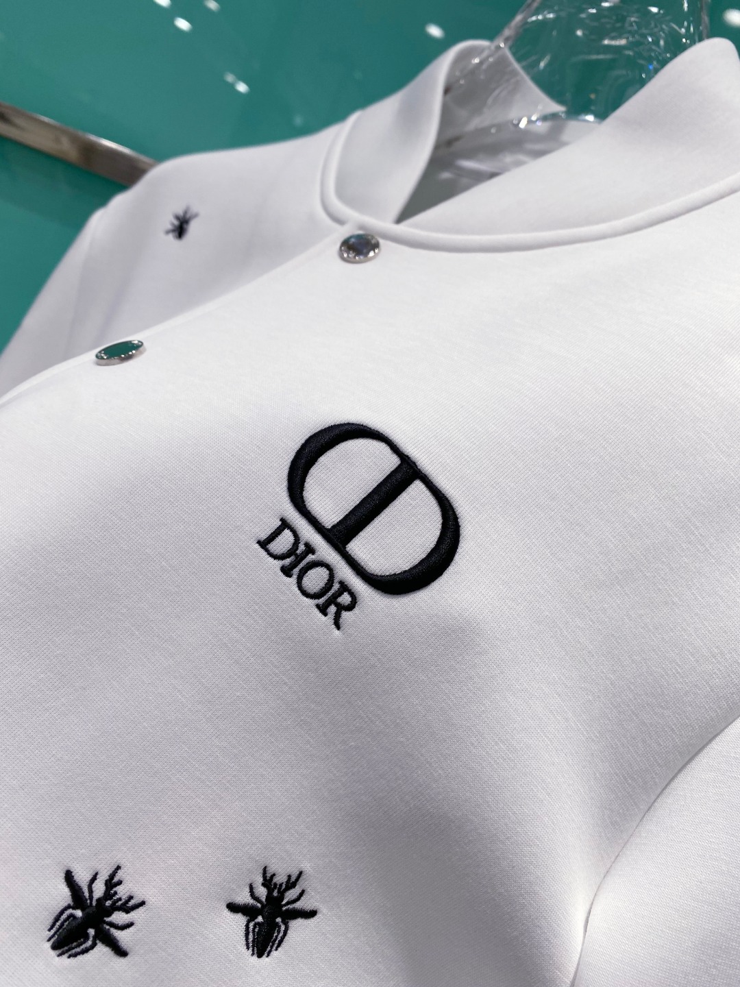 迪奥 2025秋冬最新爆款夹克外套 面料精选高支高密双股空气层长绒棉 手感超级舒服 logo精选全进口环