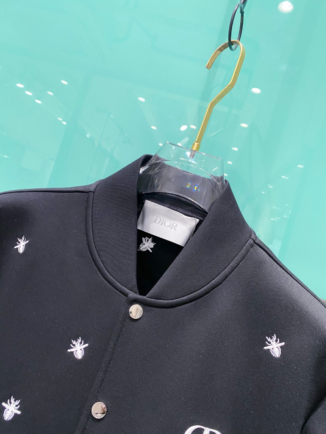 迪奥 2025秋冬最新爆款夹克外套 面料精选高支高密双股空气层长绒棉 手感超级舒服 logo精选全进口环