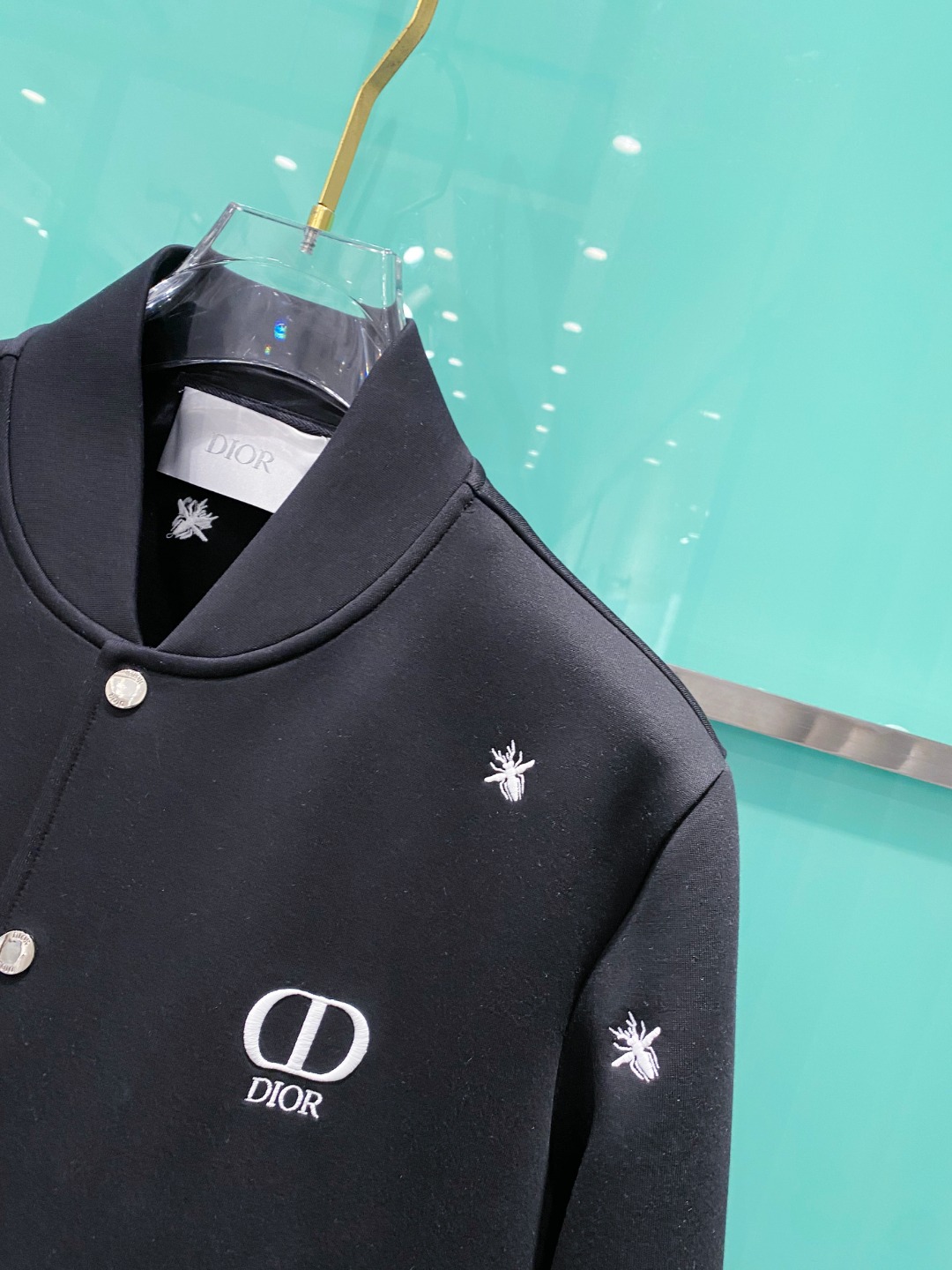 迪奥 2025秋冬最新爆款夹克外套 面料精选高支高密双股空气层长绒棉 手感超级舒服 logo精选全进口环