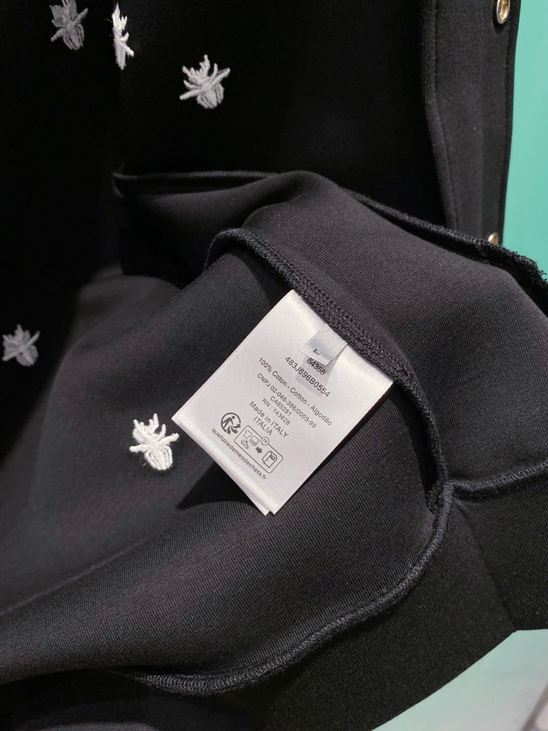 迪奥 2025秋冬最新爆款夹克外套 面料精选高支高密双股空气层长绒棉 手感超级舒服 logo精选全进口环